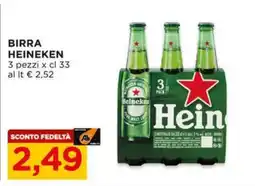 Alì Supermercati Birra Heineken offerta