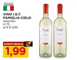 Alì Supermercati Vino I.G.T. Famiglia Cielo offerta