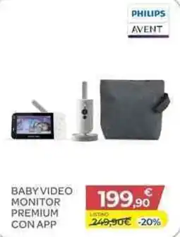 Bimbo Store PHILIPS AVENT BABY VIDEO MONITOR PREMIUM CON APP offerta