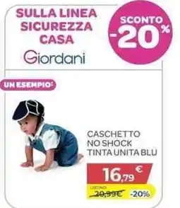 Bimbo Store Caschetto no shock tinta unita blu Giordani offerta