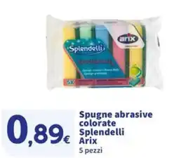 Sigma Spugne abrasive colorate Splendelli Arix offerta