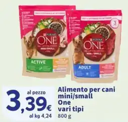 Sigma Alimento per cani mini/small One offerta