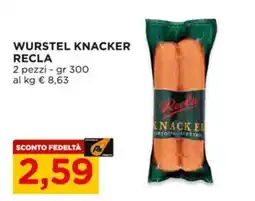 Alì Supermercati WURSTEL KNACKER RECLA offerta