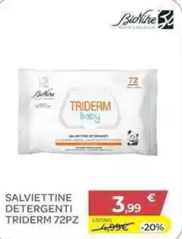 Bimbo Store Salviettine Detergenti Triderm offerta
