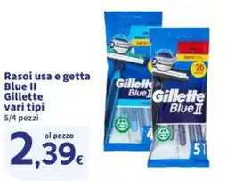 Sigma Rasoi usa e getta Blue II Gillette offerta