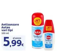 Sigma Antizanzare Autan offerta