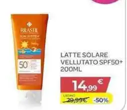 Bimbo Store Rialto Sun System Latte Solare Vellutato SPF50+ offerta