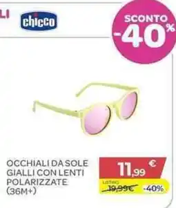 Bimbo Store Chicco occhiali da sole gialli con lenti polarizzate offerta