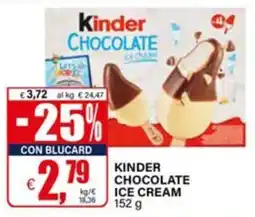 Il Gigante Kinder Chocolate Ice Cream offerta