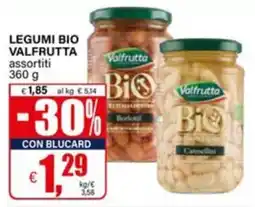 Il Gigante LEGUMI BIO VALFRUTTA offerta