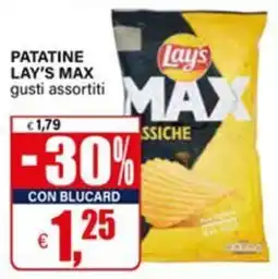 Il Gigante PATATINE LAY'S MAX offerta