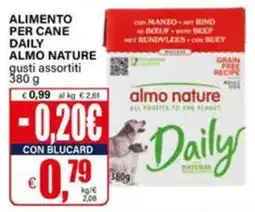 Il Gigante ALIMENTO PER CANE DAILY ALMO NATURE offerta