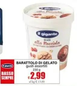 Il Gigante il gigante gelato alla Nocciola offerta
