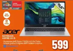 Expert acer NOTEBOOK ASPIRE GO 15 offerta