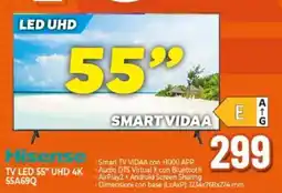 Expert Hisense TV LED 55" UHD 4K 55A69Q offerta