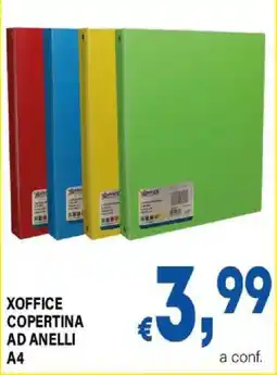 DEM XOFFICE COPERTINA AD ANELLI A4 offerta