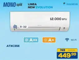 Euronics Bruno DAIKIN MONO split LINEA NEW EVOLUTION ATXC35E offerta