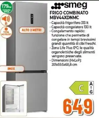 Smeg FRIGO COMBINATO MBV44XDNMC