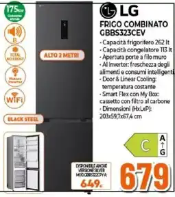 Expert LG FRIGO COMBINATO GBBS323CEV offerta