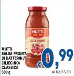 DEM MUTTI SALSA PRONTA DI DATTERINI/ CILIEGINO/ CLASSICA offerta