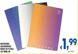 DEM Bicromo quaderno maxi 42 fogli offerta