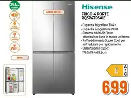 Expert Hisense FRIGO 4 PORTE RQ5P470SAIE offerta
