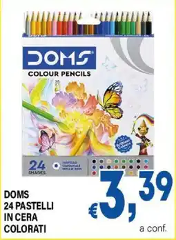 DEM DOMS PASTELLI IN CERA COLORATI offerta