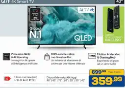 Euronics Bruno Q7F 4K Smart TV offerta