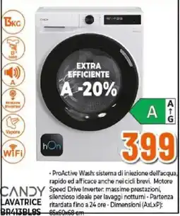 Expert CANDY LAVATRICE BR413BL8S offerta