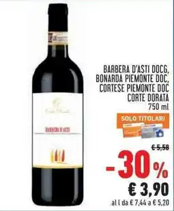 Conad Superstore Barbera d'Asti offerta