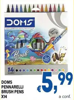 DEM DOMS PENNARELLI BRUSH PENS offerta