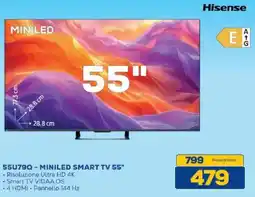 Euronics Bruno Hisense 55U79Q - MINILED SMART TV 55" offerta