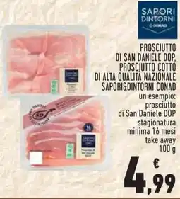 Conad Superstore Prosciutto di San Daniele DOP offerta