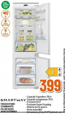 Expert SMARTWAY FRIGORIFERO COMBINATO DA INCASSO WHSCB33NBE0 offerta