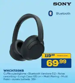 Euronics Bruno Sony Cuffie a padiglione offerta