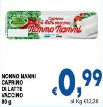 DEM NONNO NANNI CAPRINO DI LATTE VACCINO offerta