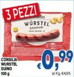 DEM Consilia Würstel Suino offerta