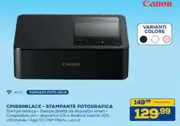 Euronics Bruno Canon CP1500BLACK - STAMPANTE FOTOGRAFICA offerta