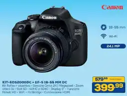 Euronics Bruno Canon EOS 2000D offerta