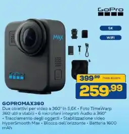 Euronics Bruno GoPro GOPROMAX360 offerta