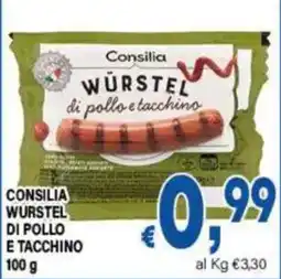 DEM Consilia Würstel di pollo e tacchino offerta