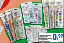 DEM Kawaiilister Penna Cancellabile/Minipenna 4 Colori/Evidenziatore Doppia Punta/Love offerta
