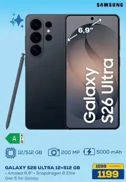 Euronics Bruno SAMSUNG GALAXY S26 ULTRA offerta