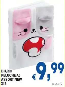 DEM DIARIO PELUCHE A5 ASSORT NEW offerta