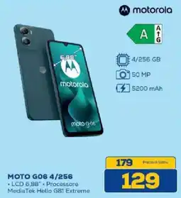 Euronics Bruno motorola MOTO G06 4/256 offerta