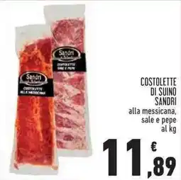 Conad Superstore Costolette di suino Sandri alla messicana offerta