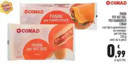 Conad Superstore CONAD PANINI per HOT DOG offerta