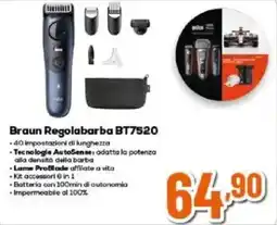 Expert Braun Regolabarba BT7520 offerta