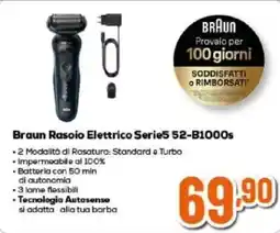 Expert Braun Rasoio Elettrico Serie5 52-B100s offerta