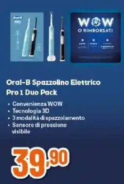 Expert Oral-B Spazzolino Elettrico Pro 1 Duo Pack offerta